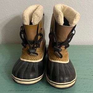 Brown Sorel Boots Toddler Boy Size (12)